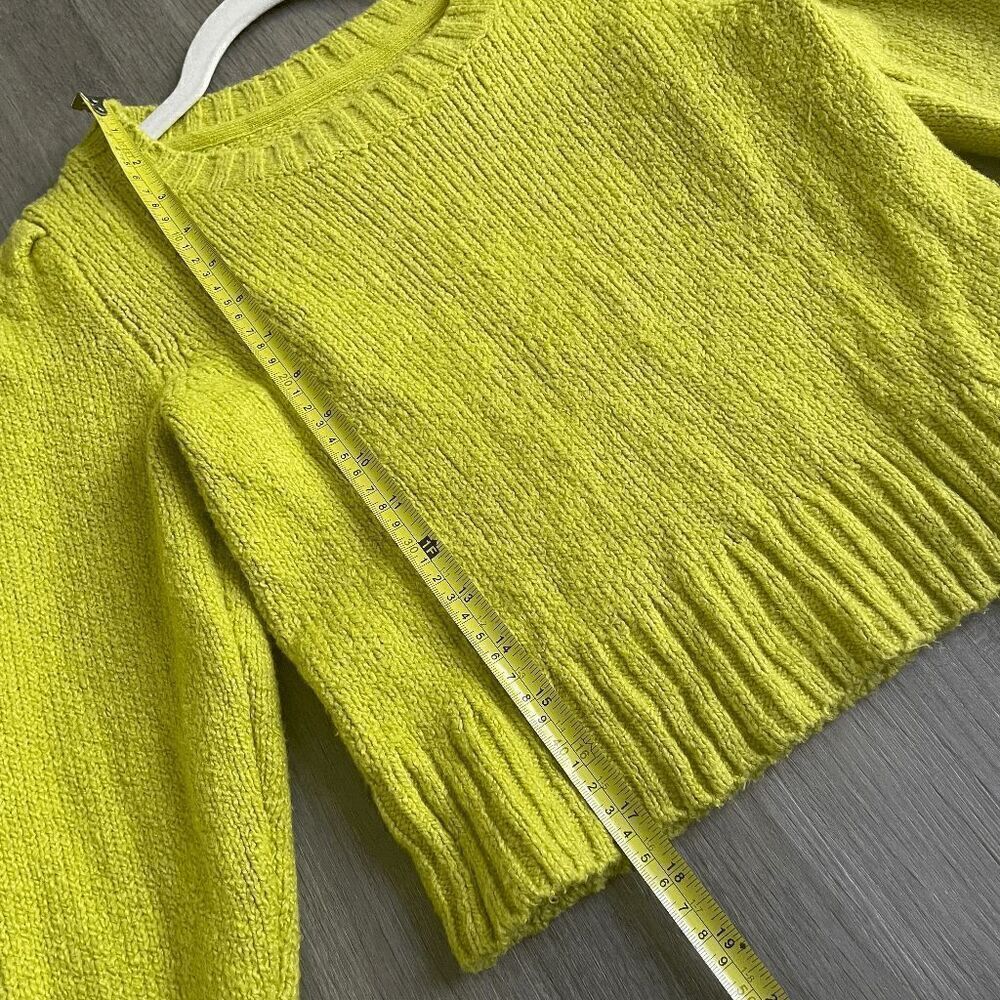 Anthropologie Mauve Crewneck Puff-sleeve Sweater XSmall​​​​​​ - Picture 8 of 9